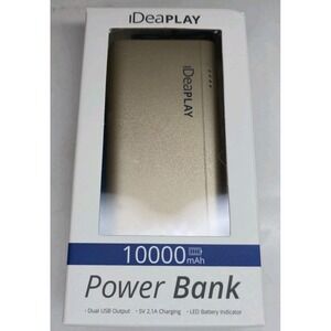 iDeaPLAY 10000mAh Power Bank Battery Charger Dual USB Port B100